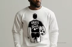 Grass and Goals Soccer SVG | Soccer Player Svg Cut Files Product Image 3