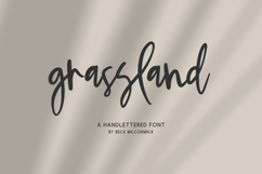 Grassland Script Product Image 1