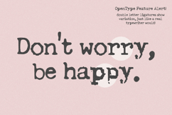 Grassroots Typewriter Font Product Image 6