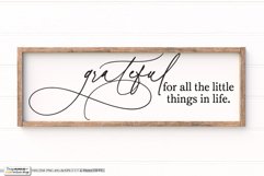 Grateful For All The Little Things In Life SVG - Autumn SVG Product Image 1