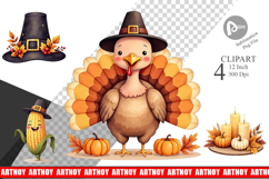 Grateful Gathering Clipart Product Image 1