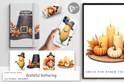 Digital Paper Grateful Gathering Product Image 1