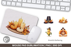 Mouse Pad Grateful Gathering Product Image 1