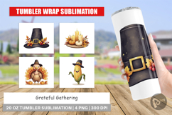 Tumbler Grateful Gathering Product Image 1