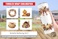 Tumbler Grateful Gathering Product Image 1