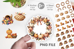 Grateful Gathering Sticker Product Image 1