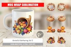 Mug Wrap Grateful Gathering Product Image 1