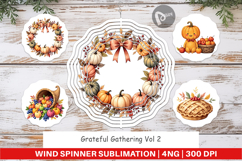 Wind Spinner Grateful Gathering Product Image 1