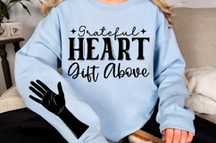 Grateful heart gift above Sleeve Svg Design Product Image 2