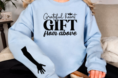 Grateful heart gift from above Sleeve SVG Design Product Image 2