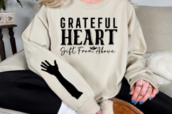 Grateful heart gift from above Sleeve Svg Design Product Image 2