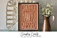 Grateful | Thankful | Blessed | Autumn | Thanksgiving Product Image 1