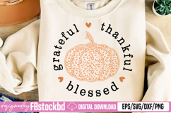 Grateful Thankful Blessed SVG Product Image 3