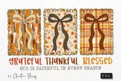 Grateful Thankful Blessed Coquette Fall PNG Product Image 4