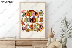 Grateful Thankful Blessed PNG Png Product Image 3