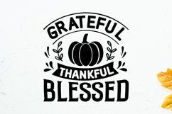 Grateful thankful SVG, Fall SVG Design Product Image 2