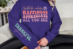 Gratitude unlocks happiness appreciate all you see Sleeve Product Image 2