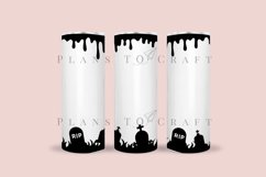 Bundle 6 Halloween Skinny Tumbler Sublimation Wrap SVG Product Image 2