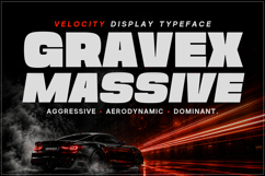 Gravex Massive Racing &amp; Esports Display Font Product Image 2