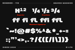 Gravex Massive Racing &amp; Esports Display Font Product Image 13