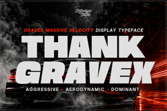 Gravex Massive Racing &amp; Esports Display Font Product Image 14