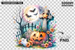 halloween pastel graveyard png, graveyard pumpkin clipart, pastel spooky graveyard art, kawaii halloween cemetery, pastel halloween printable, graveyard scene with pumpkin pastel, pastel halloween tombstones, halloween pastel landscape png, pastel haunted
