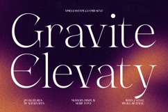 Gravite Elevaty - Modern Display Serif Font Product Image 1