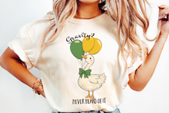 Silly goose Sublimation Design PNG. Product Image 3