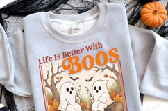 Retro Cute Ghost Halloween Png | Fall Png | Cozy Camping Product Image 2