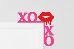 Valentine Door Corner SVG, Valentines day Decor, Glowforge Product Image 3