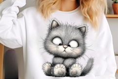 Gray Cat Clipart Product Image 3