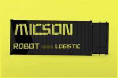 Gofay Micsoty - Futuristic Sporty Font Product Image 2