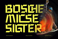 Gofay Micsoty - Futuristic Sporty Font Product Image 3