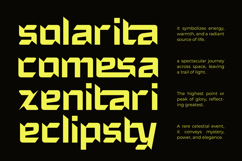 Gofay Micsoty - Futuristic Sporty Font Product Image 5