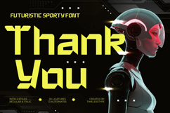 Gofay Micsoty - Futuristic Sporty Font Product Image 15