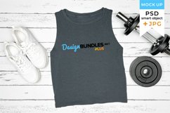 Sport tank top mockup | Gray Tank top mockup gym Product Image 1