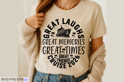 Great Laughs Great Memories Great Friends Cruise 2026 SVG Product Image 1