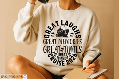Great Laughs Great Memories Great Friends Cruise 2026 SVG Product Image 4