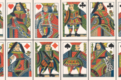 1800s Playing Cards Court/Face Cards Whitened Product Image 2