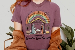 Greatest Gift Of All PNG, Jesus Nativity Png, Christian Product Image 3