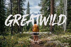 Greatwild Hand Drawn Brush Font Product Image 1