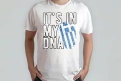It's in my DNA Greece Flag Fingerprint PNG Sublimation Product Image 2