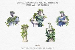 watercolor floral arches, Greek Ivy Statue clipart, sublimation nursery drawing, wedding invitation Greek Ivy Statue Victorian Floral Clipart PNG Scrapbooking Nursery Watercolor Transparent wedding invitation shirt designs sublimation printable digital bl