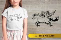 Pegasus Greek Mythology Winged Horse Design Product Image 1