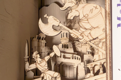 Book Nook - Laser Cut File, Greek Mythology 3d Project Product Image 6