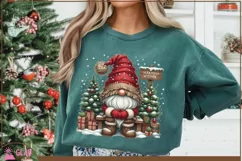 Christmas Gnome png, Warmest Wishes Christmas Gnome png Product Image 8