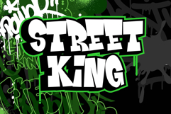 Green Toxic | Thick Graffiti Webfont for Bold Urban Websites Product Image 3
