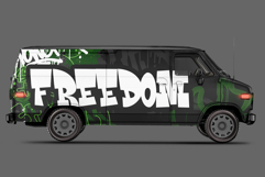 Green Toxic | Thick Graffiti Webfont for Bold Urban Websites Product Image 5