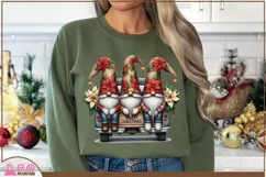 Merry Christmas Gnomes vintage pickup truck, Christmas Gnome Product Image 8
