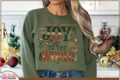 Joy to the World, boho vintage Christmas shirt design png Product Image 8